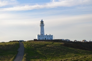 Photo of lighthouse at Flamborough, UK by Michelle Sherlock 2015
