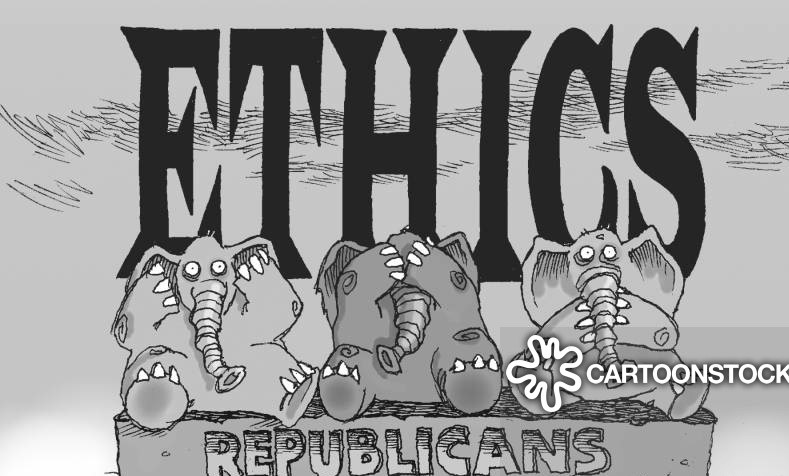 Republican Ethics: Hear, See, Speak No Evil.