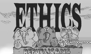 Republican Ethics: Hear, See, Speak No Evil.